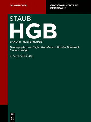 cover image of HGB-Synopse